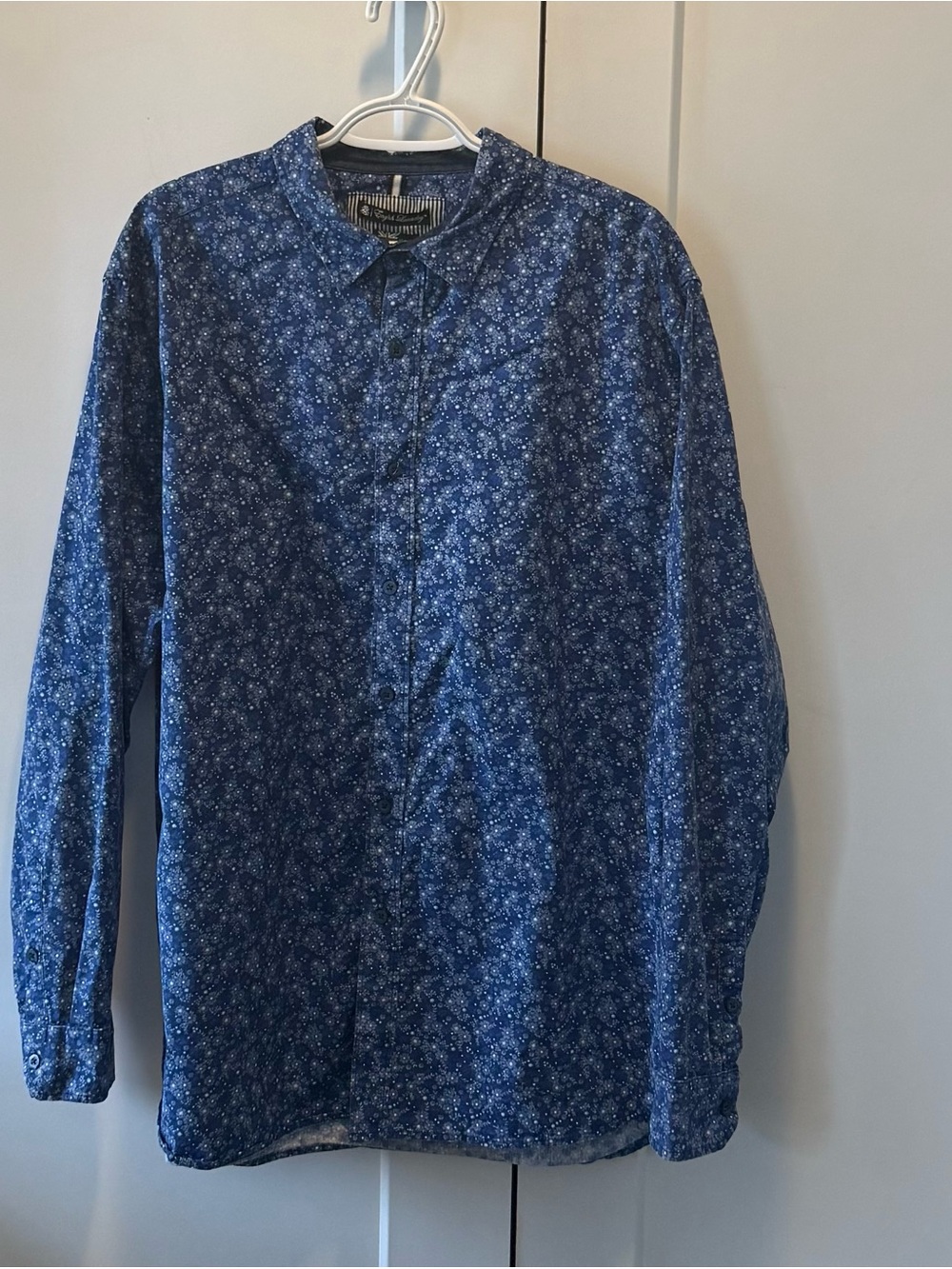 English Laundry Navy Floral Button-Down Shirt